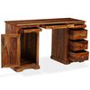 vidaXL Bureau sur pied Bois massif 140x50x76 cm