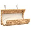 vidaXL Lit pour chats avec coussin Jacinthe d'eau 37 x 20 x 20 cm