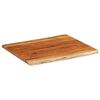 vidaXL Dessus de table 100x80x2,5 cm rectangulaire bois massif acacia