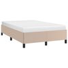 vidaXL Cadre de lit sans matelas cappuccino 120x190 cm similicuir