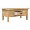 vidaXL Table basse avec tiroir BODO Marron miel 100 x 55 x 45,8 cm