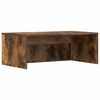vidaXL Bureau mural Ch&ecirc;ne fum&eacute; Bois d'ing&eacute;nierie 80 x 45 x 30 cm