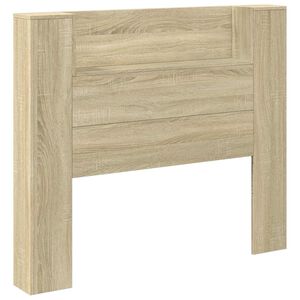 vidaXL Cabinet de T&ecirc;te de Lit avec LED Sonoma 120 x 16,5 x 103,5 cm