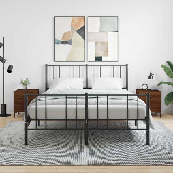 vidaXL Tables de chevet 2 pcs ch&ecirc;ne marron 40x35x47,5 cm