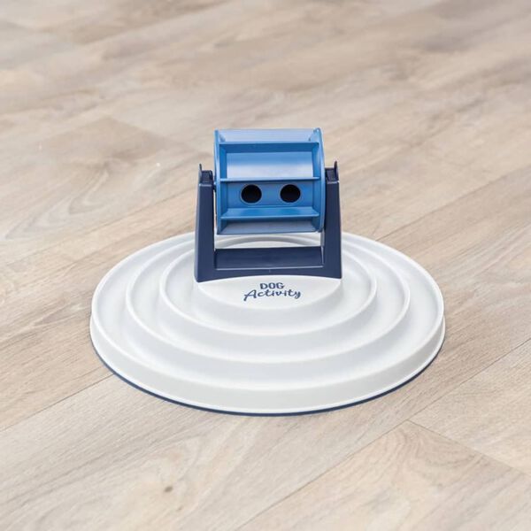 TRIXIE Bol &agrave; rouleaux d'activit&eacute; canine Bleu