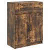 vidaXL Buffet Ch&ecirc;ne fum&eacute; 66 x 34,5 x 87 cm Bois d'ing&eacute;nierie