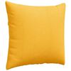 vidaXL Coussins de canap&eacute; 2 pcs Jaune clair 50 x 50 cm