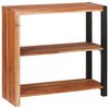 vidaXL &Eacute;tag&egrave;re Marron 80 x 30 x 75 cm Bois d'Acacia Massif