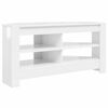 vidaXL MeubleTVd'Angle 102 x 40,5 x 45 cm Blanc brillant