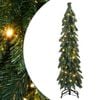 vidaXL Arbre de No&euml;l artificiel pr&eacute;-&eacute;clair&eacute; avec 60 LED 120 cm