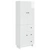 vidaXL Ensemble de Meubles 2 pcs 66 x 34,5 x 90 cm Bois d'ing&eacute;nierie