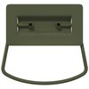 vidaXL Poign&eacute;es de Cabinet 2 pcs Vert olive 85 x 45 mm M&eacute;tal