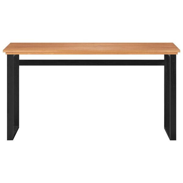 vidaXL Bureau 120x45x75 cm Bois de teck solide
