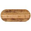 vidaXL Dessus de table 90x40x3,8 cm ovale bois massif de manguier brut