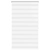 vidaXL Store v&eacute;nitien z&eacute;br&eacute; 100,9 x 175 cm, largeur du tissu 96,7 cm, blanc