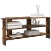 vidaXL MeubleTVd'Angle Chêne fumé 102x40,5x45cm Bois d'ingénierie