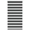 vidaXL Store z&egrave;bre noir 75x100 cm largeur du tissu 70,9 cm polyester