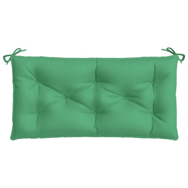 vidaXL Coussin de banc de jardin vert 100x50x7 cm tissu oxford
