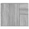 vidaXL Buffet Sonoma gris 91x29,5x75 cm Bois d'ingénierie