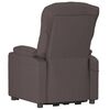 vidaXL Fauteuil Marron fonc&eacute; Tissu