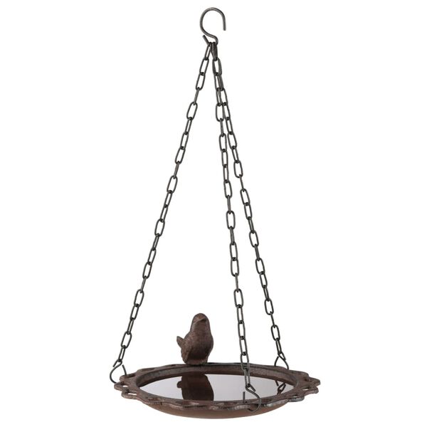 HI Baignoire suspendue pour oiseaux 20,5 cm Marron