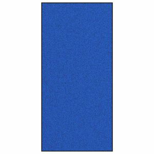 vidaXL Tapis d'entrée Autre Bleu et Noir 120 x 250 cm Polyamide et PVC