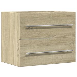 vidaXL Armoire d'&eacute;vier Ch&ecirc;ne sonoma 60x38,5x48 cm Agglom&eacute;r&eacute;