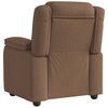 vidaXL Fauteuil inclinable Marron Tissu