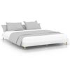 vidaXL Cadre de lit sans matelas blanc 180x200 cm bois d'ing&eacute;nierie