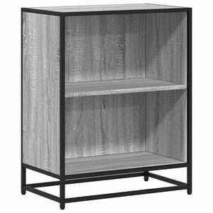 vidaXL Biblioth&egrave;que sonoma gris 60x35x76 cm bois d'ing&eacute;nierie