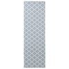 vidaXL Coureur de Tapis ORIZ 1150 gsm Gris et blanc