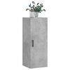 vidaXL Armoire murale gris béton 34,5x34x90 cm