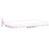 vidaXL Dessus de table 60x40x2,5 cm rectangulaire bois massif de h&ecirc;tre