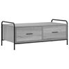 vidaXL Table basse Sonoma gris 99,5 x 49 x 41 cm Bois d'ing&eacute;nierie