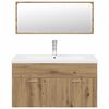 vidaXL Ensemble de meubles salle de bain 3 pcs bois d'ing&eacute;nierie