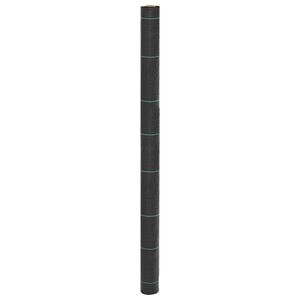 vidaXL Membrane anti-mauvaises herbes noire 1,5 x 50 m PP