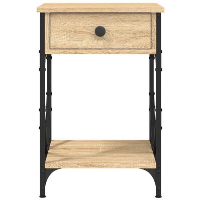 vidaXL Table de chevet chêne sonoma 40x42x60 cm bois d'ingénierie