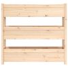 vidaXL Jardinière 112x25x104,5 cm Bois massif de pin