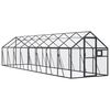vidaXL Voli&egrave;re anthracite 1,79x8x1,85 m aluminium