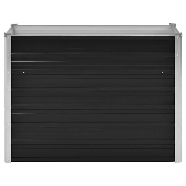 vidaXL Lit surélevé de jardin Anthracite 100x40x77 cm Acier galvanisé