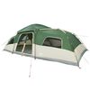 vidaXL Tente familiale avec auvent imperm&eacute;able 18 personne Vert