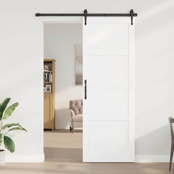 vidaXL Porte int&eacute;rieure ORKDAL Blanc 83 x 232 cm Contreplaqu&eacute;