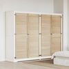 vidaXL Porte de Cabinet avec porte 4 pcs Naturel 140.5 x 2 x 59.5 cm