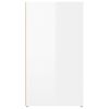 vidaXL Buffet Blanc brillant 100x33x59,5 cm Bois d'ing&eacute;nierie