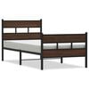 vidaXL Cadre de lit sans matelas avec t&ecirc;te de lit pied de lit 75x190cm