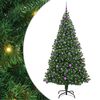 vidaXL Sapin de No&euml;l artificiel Vert 210 cm PVC, Acier et Plastique