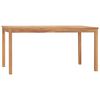 vidaXL Ensemble de salle &agrave; manger de jardin 7 pi&egrave;ces 160 x 80 cm en bois de teck massif