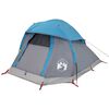 vidaXL Tente de camping &agrave; d&ocirc;me 1 personne bleu imperm&eacute;able