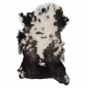 vidaXL Peau de mouton Couleur m&eacute;lang&eacute;e (60-70)x(90-100) cm