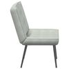 vidaXL Chaise de relaxation gris clair 64x74x84 cm velours